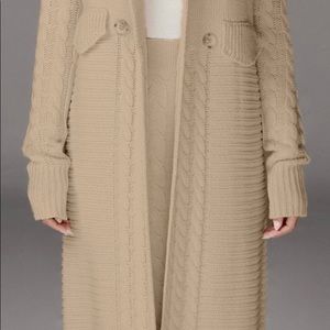 JLUXLABEL Tan Sweater coat